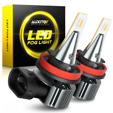 AUXITO Lamp H11 H8 H9 Amber Yellow LED Fog Light DRL Bulbs Super Bright 30000LM