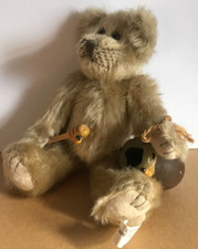 Jointed Bear with Honey Pot and Bees Teddy