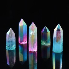 3~10cm Natural Crystal Quartz Point Healing Obelisk Wand Rock Lucky Stone