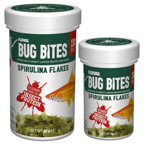 Fluval bug bites - bites, spirulina