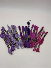 Anchor Clark & Co Stranded Cotton 22 Skeins Purple Pink Bundle