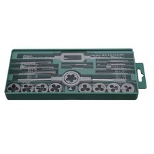  20 in 1 Metric Die Set with Wrench Hand Threading Tool Steel Threading Tool Die