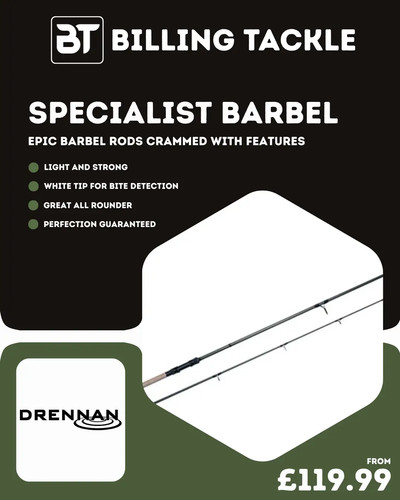 Drennan specialist barbel - drennan,