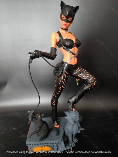 Painted catwoman halle berry - painted,