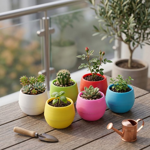 Nursery pots mini plastic - nursery,