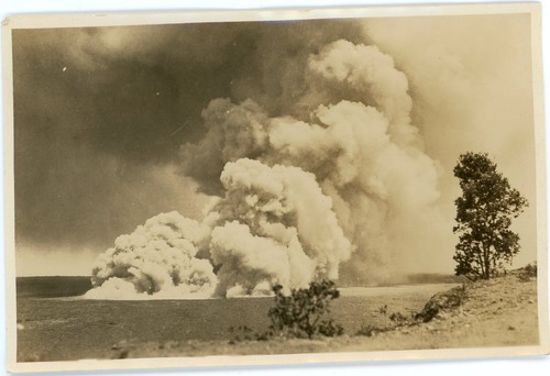 1924 kilauea volcano - volcano, eruption