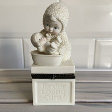 Snowbabies department 56 Ornament Tender Loving Care Trinket Box Christmas