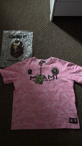 Bape pink miami shirt - bape,