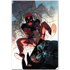 Marvel Comics "Deadpool" Limited Edition Art Canvas Numbered