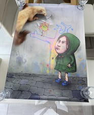 DRAN - La Fillette Et La Belette 2012 Ltd Ed Signed In Print POW Not Banksy