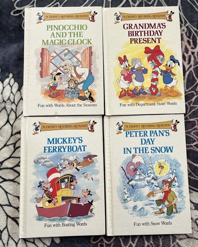Disney rhyming reader books - disney,