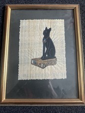 Hand-Painted Egyptian Papyrus