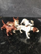 vintage ceramic dogs Set If 4