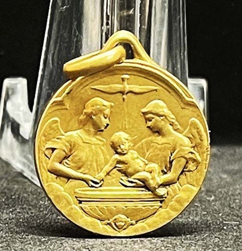 France 1931 baptism medal - baptism,