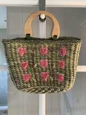 Green M And s Basket Handbag
