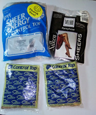 L'eggs Sheer + Silkies Pantyhose 6 Pair Large Nylon Nude Taupe Brandy