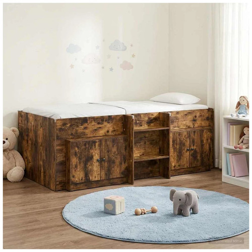 Loft bed frame smoked oak - loft,