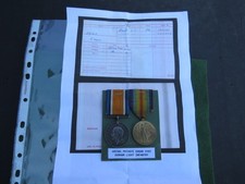 WW1 VICTORY/WAR MEDAL PAIR TO