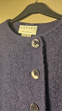 JAEGER Navy Wool Mohair Alpaca