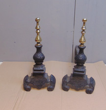 Fire Dogs Antique Andirons