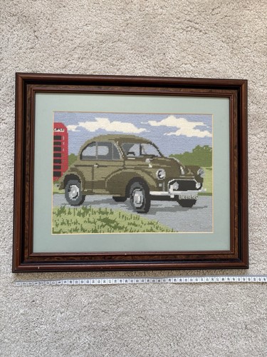 Framed cross stitch morris - framed, cross-stitch