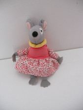 Bagpuss Musical Lizzie Mouse Singing Soft Toy Plush WORKING Vintage 2001 7”
