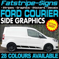 to fit FORD TRANSIT COURIER GRAPHICS STICKERS STRIPES DECALS DAY VAN M SPORT ST