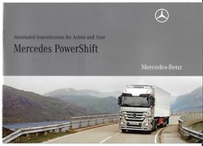 Mercedes-Benz PowerShift Automated Transmission 2009-10 UK Brochure Actros Axor