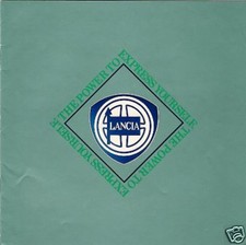 Lancia Y10 1985 UK Market Sales Brochure Fire, Touring & Turbo Autobianchi