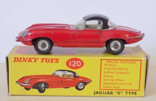 Dinky toys 120 jaguar - no.120,