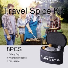 8pcs/Set Travel Spice Bottle