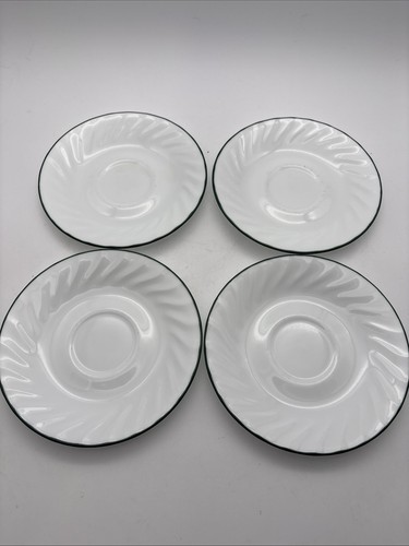 Set corelle green rim - 4,
