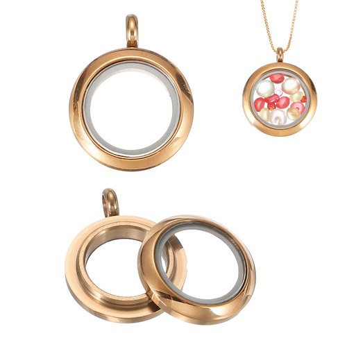 2pcs living memory locket - 2pcs,