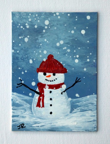 Original aceo art card - original,