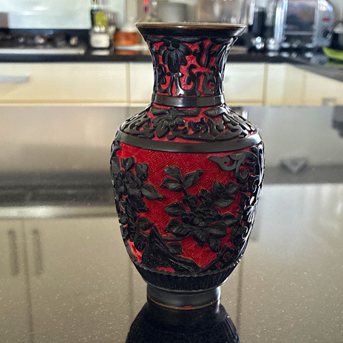 Bohemian ruby glass with
