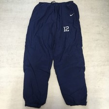 Vintage Nike Tracksuit Bottoms Mens Large Blue Joggers 90s Baggy Shell Suit 