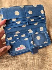 Cath Kidston Blue Polka Dot Wallet/Purse