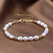 Pearl Bracelet White Cultured