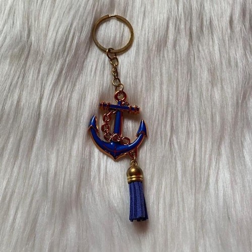 Nautical anchor keyring - anchor,