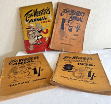 4 Tom Webster’s Annuals 1929, 1934, 1935, 1936 – Daily Mail Cartoons