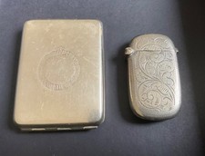 2 Antique Vesta Cases inc 1
