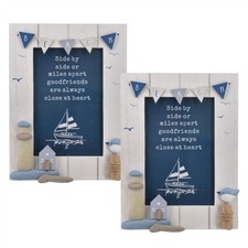 Set of 2 Nautical 4x6 Photo