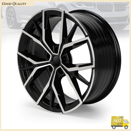 19x8 front machined black - front,