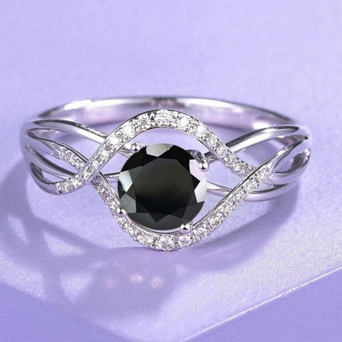 Round cut black diamond - round,