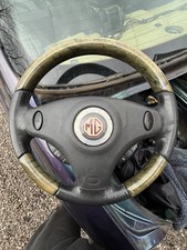 Wood steering wheel - mg,