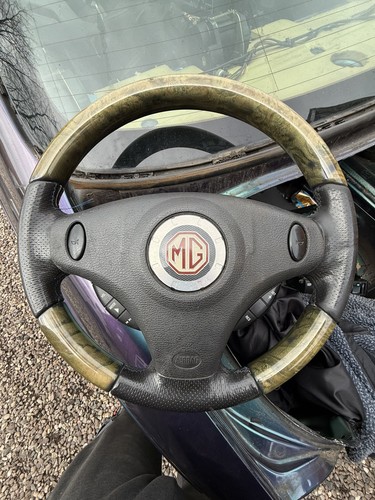 Wood steering wheel - steering,