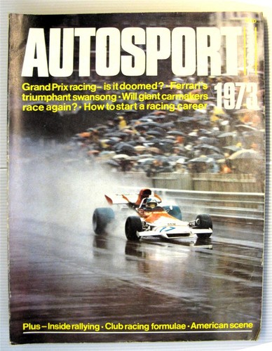 Autosport 1973 annual magazine - autosport,