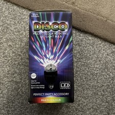 Disco Multi Colured Rotating LED Light Bulb