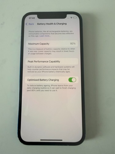 Apple iphone 64gb blue - 12,