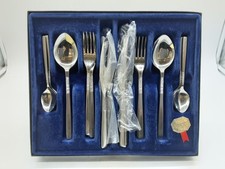 24 piece Vintage Mid Century Viners Stainless Steel Cutlery Set - Love Story No1